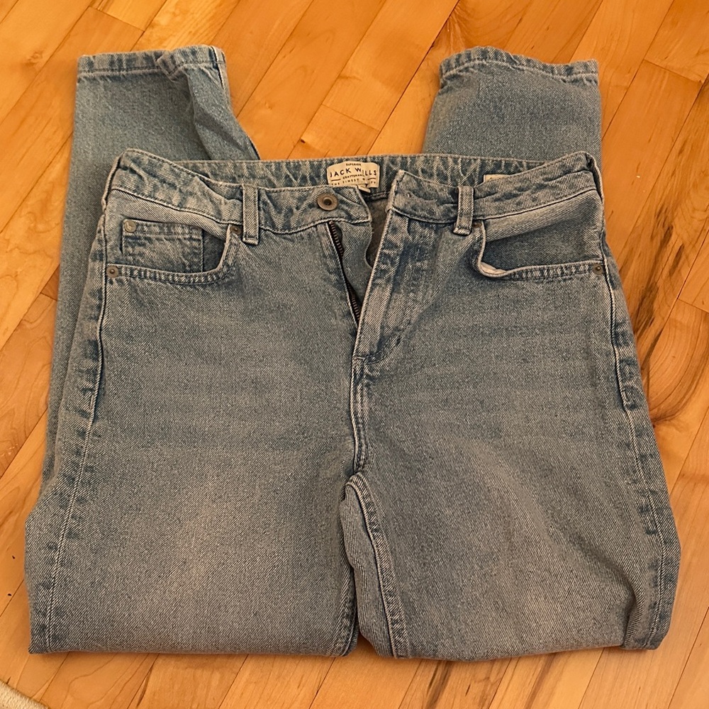 Jack Wills Light Blue High Rise Jeans